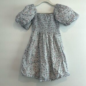 Hope & Henry size 5 blue floral dress